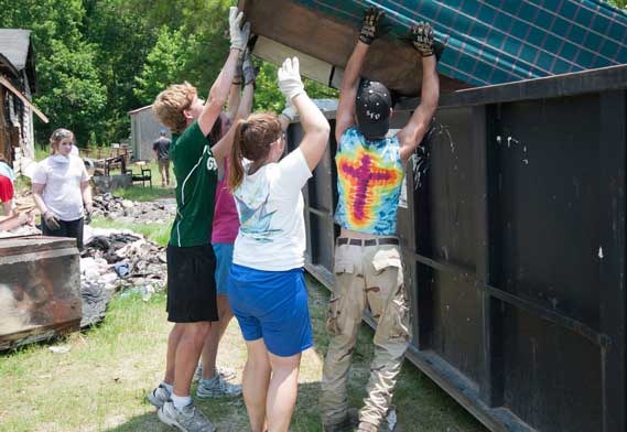 Constructing a home in a poor neighborhood